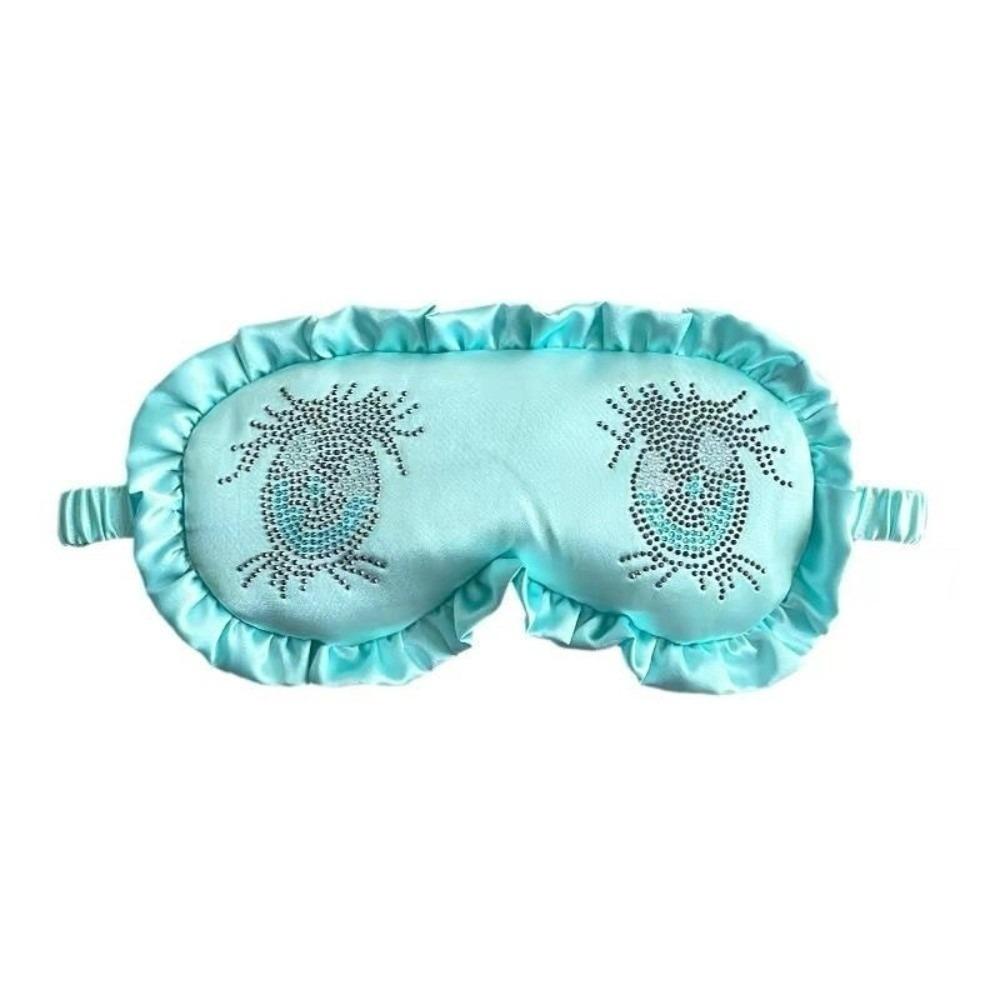 Stretchy Sleep Eye Mask Harajuku Eye Covers Kawaii Rhinestone Large Eyes Mask Girls