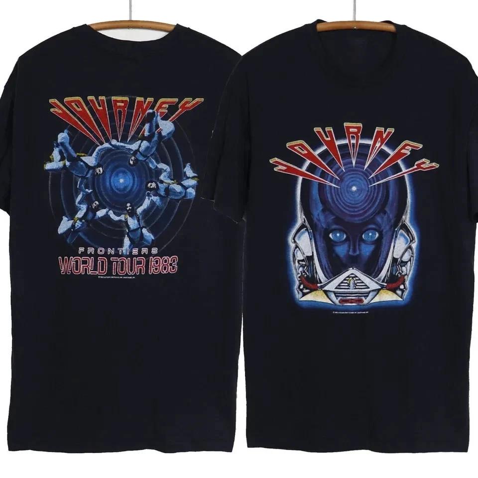 Vintage 1983 Journey Frontiers World Tour T-shirt, Journey Tour 50th Shirt S