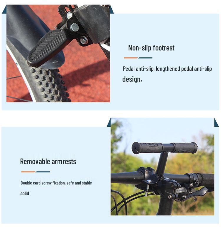Bicycle Child Seat for Mountain Bikes - Outdoor Parent-Child Rack