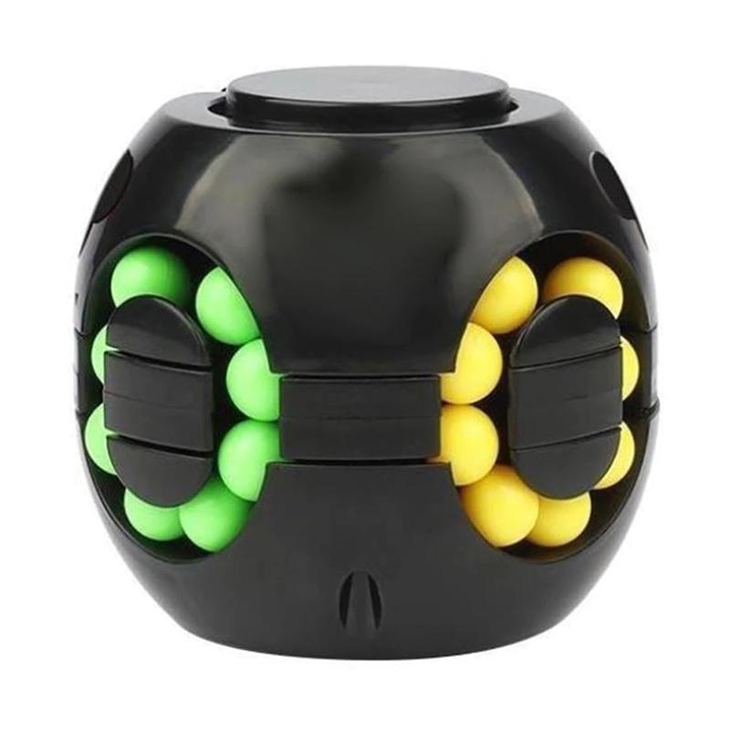Magic Bean Puzzle Cube Spinner Rotate Slide Gyro Fidget Toy 3D Ball Anti Stress Educational IQ Game for Boy Girl Kid Adult Child