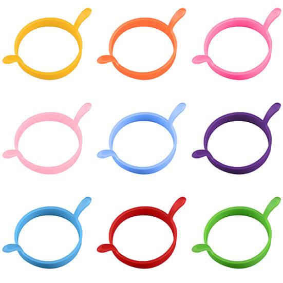 Creative Round Heart Kitchen Silicone Egg Frier Fried Oven Poach Mould Tool