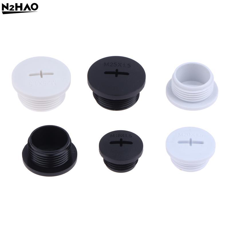10 Bucăți Dopuri din Plastic în Formă de Cruce Nailon Impermeabile Calitate Înaltă Dopuri pentru Găuri Filetate M16X1.5 M18X1.5 M20X1.5 M22X1.5 M25X1.5
