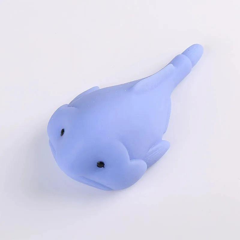

Креативные фигурки рыбы-капли Фиджет Выражение Лицо-шут Статуэтка рыбы Растягивающееся сжимаемое животное Фигурка Милое Сенсорное Украшение для дома