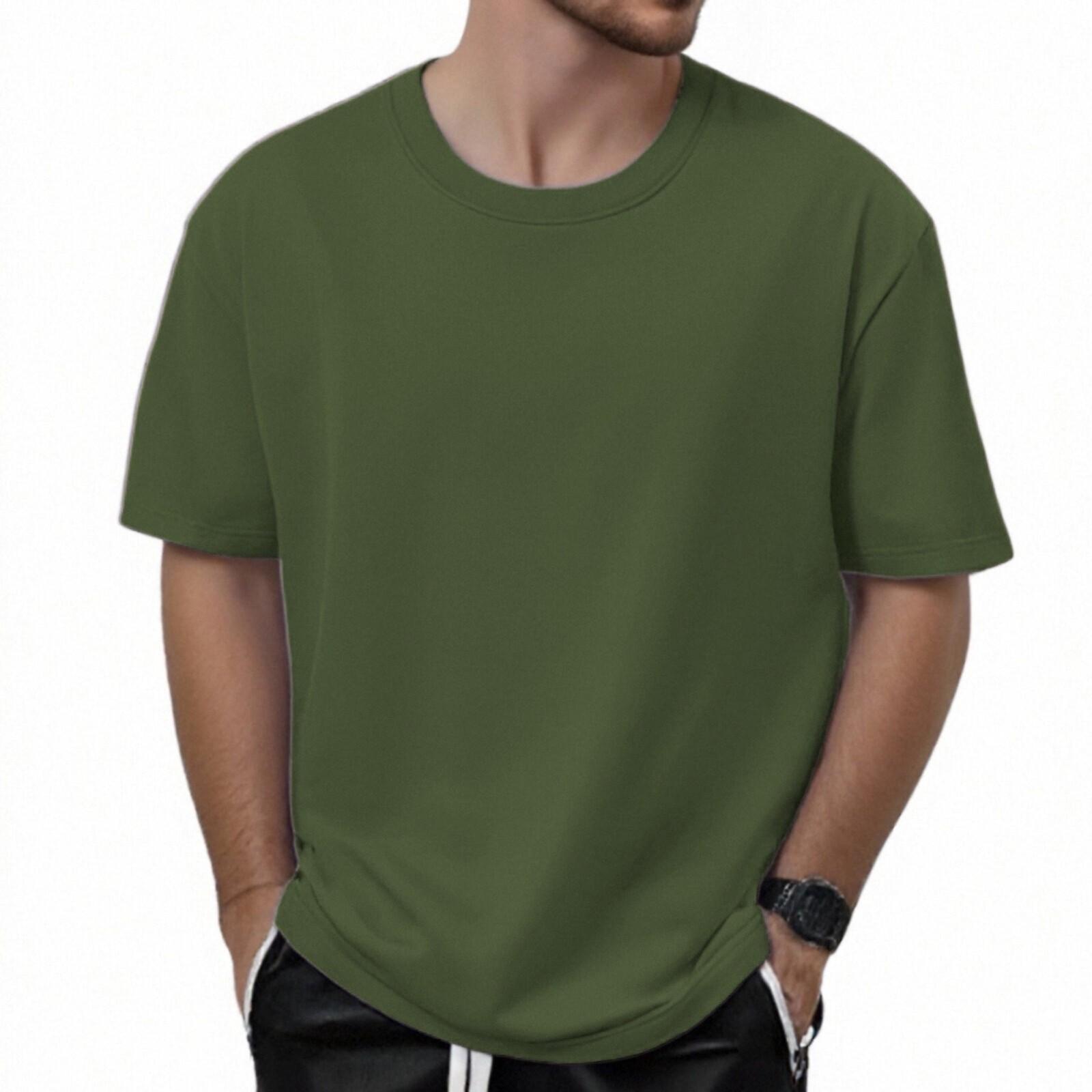 

Футболка мужская 320G хлопок короткий рукав футболка мужская летняя свободная короткий рукав однотонный цвет непроницаемый хлопок XXL