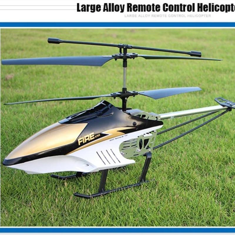 Rc Helicopter With Remote Control Extra Durable Big Plane Toy For Kids Drone Model Outdoor 3.5CH 80cm Aircraft Large Helicoptero