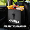 For Jeep Car Seatback Storage Bag Bottle Holder Cup P Tissue Box Hanger Cherokee Patriot Liberty Wrangler JK JL Commander
