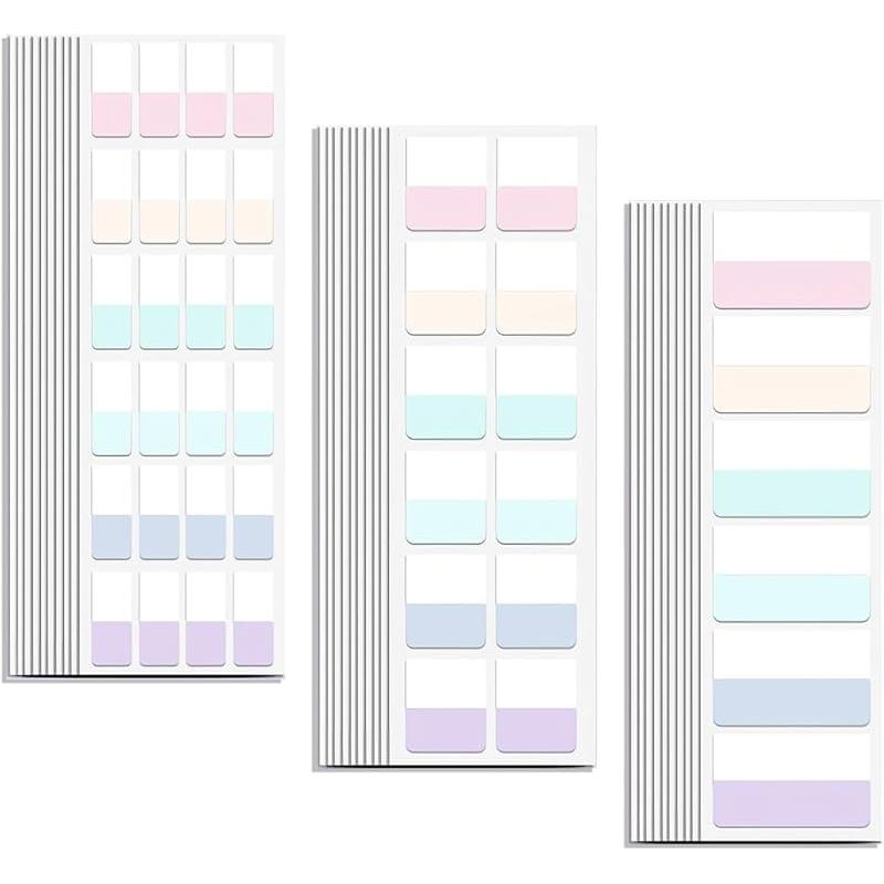 420pcs Sticky Index Tabs File Flags File Index Tabs Writable Page Markers for Labeling Organizing Documents File Folders Books