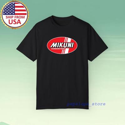 Mikuni Carburetors Men#039;s Black Size S5XL Unisex T-Shirt