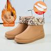 Hot-selling low-tube rain shoes women's fashion water shoes new non-slip rain boots adult warm water boots rubber shoes