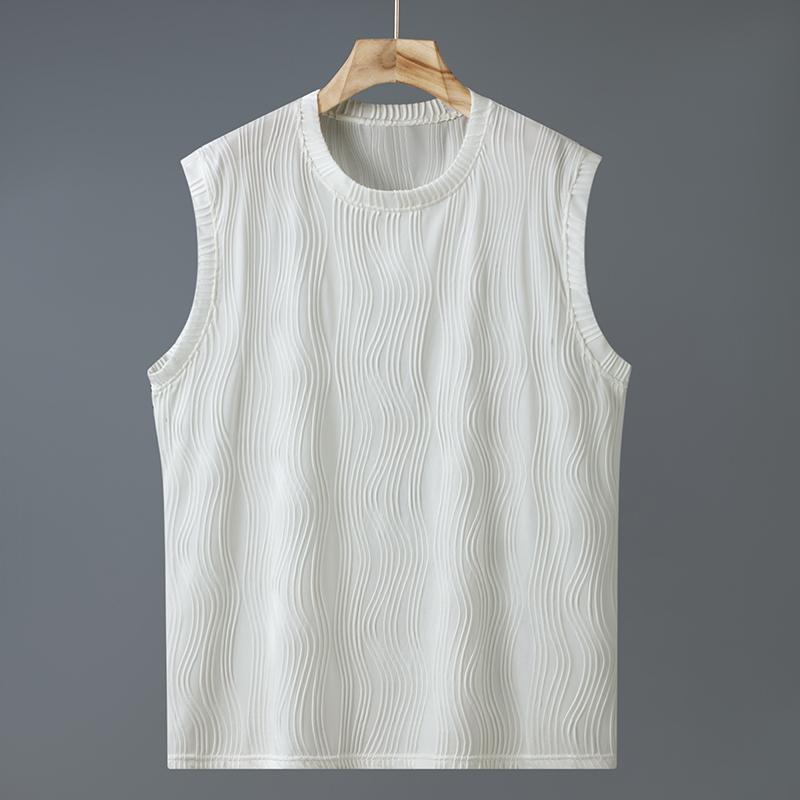 Übergröße 4XL-11XL Oversized Ärmelloses T-Shirt Sommer Herren 2-teiliges Set Mode Shorts Sets Vintage Kleidung