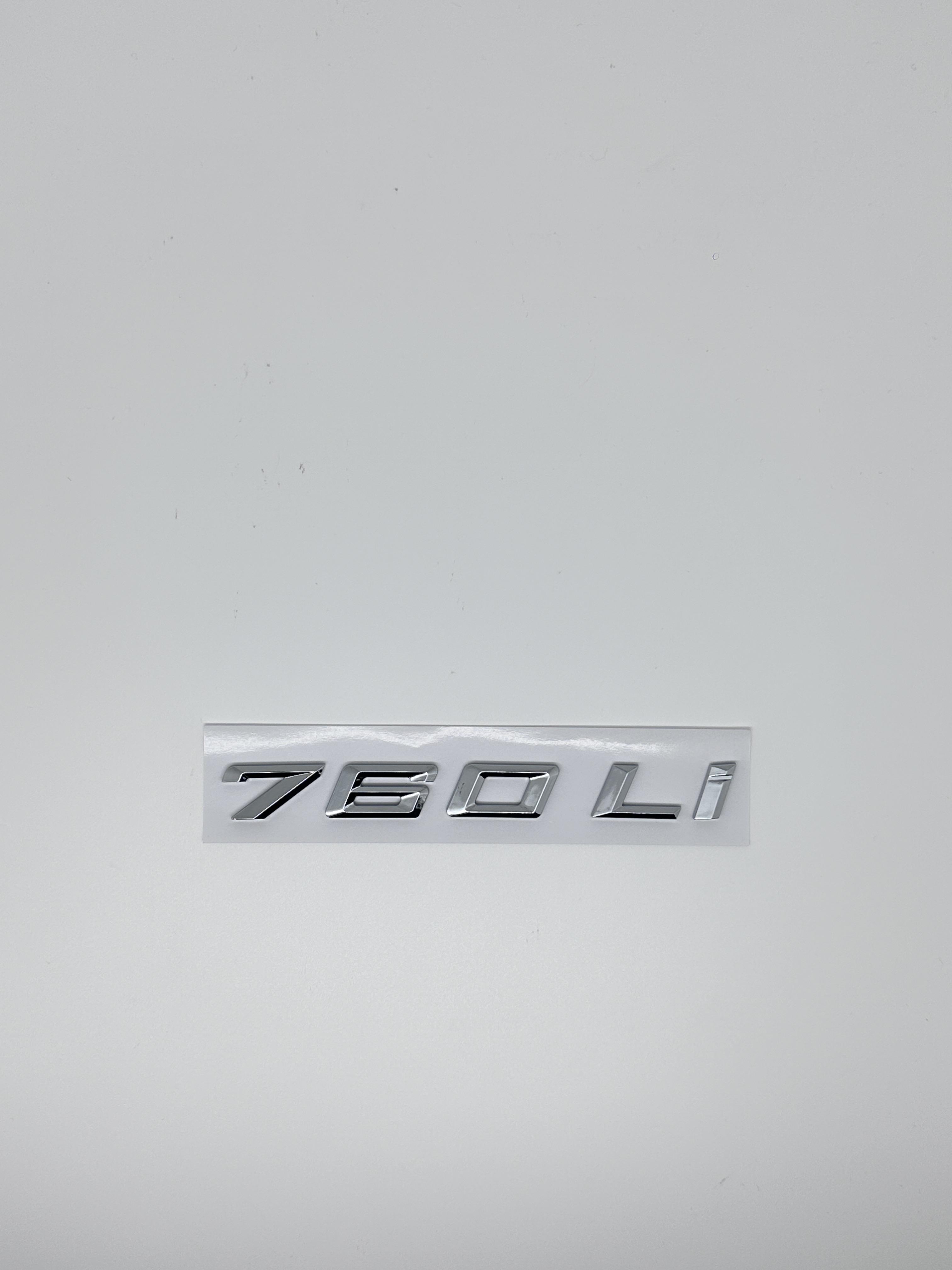 

3D ABS Car Trunk Letters Logo Decals Badge Emblem Sticker For BMW 7 Series 730Li 740Li 745Li 750Li 760Li G11 G12 E38 E65 E66 F01