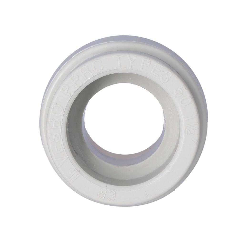 PP connector with brass male thread 50/11/2" turnkey