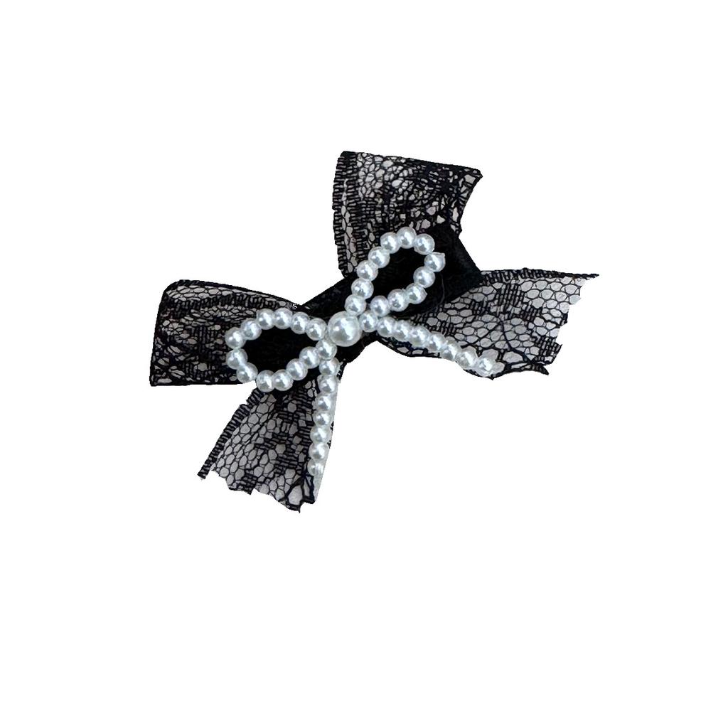 Mini Haaraccessoires Schleifennadeln und -spangen für Frauen Mädchen Schmetterling Designer Vintage Perle Krabben neu kpop Kawaii Süß Mode