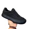 Breathable Canvas Sneakers 2025 Lightweight Soft-soled Men's Lace-up Platform Soles Dirt-resistant Comfortable Casual Sneakers