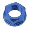 Motorcycle Front Wheel Axle Screw Nut M16x1.5 Replacement for CRF250R CRF450R CRF250RXBlue