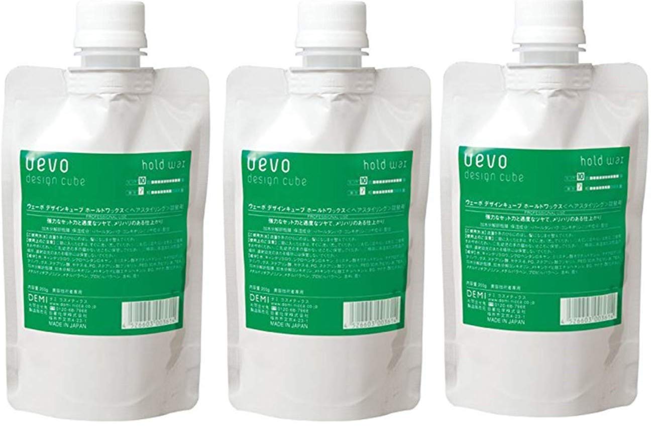 

Demi Wavo Design Cube Hold Wax 200 г Коммерческий фиксирующий воск [Набор 3]