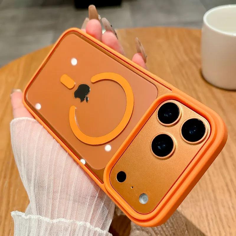 For Magsafe Magnetic Wireless Charging Case For iPhone 17 16 15 14 13 12 11 Pro Max Mini Plus Air Color Matte Bumper Clear Cover