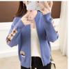 Trendy jakke i koreansk stil med løs passform og som passer til alt for kvinner med lange ermer