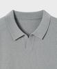 Non Blank Cool Touch Half Sleeve Collar Knit_Pale Khaki