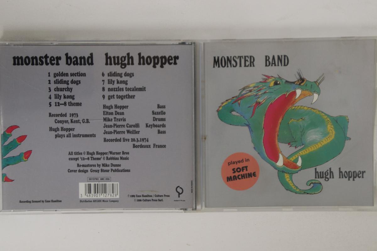 

CD HUGH HOPPER - Monster Band 3012782 CULTURE PRESS 1996 France Rock Used