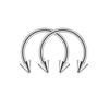 16g Lip Rings Stainless Steel Snake Bite Piercing Jewelry Labret Medusa Spiral Barbell Helix Earrings Horseshoe Septum Cartilage