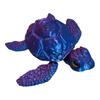 Figurina di Tartaruga Marina Stampata in 3D, Ornamento Tartaruga con Articolazioni Mobili, Modello Tartaruga Antistress Giocattolo Fidget, Decorazione Animale Marino per Casa Ufficio