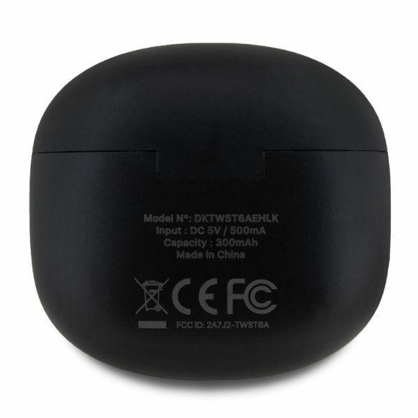 Dkny Słuchawki  Bluetooth Dktwst6Aehlkczarne/Black Tws Bt Satiny Finish
