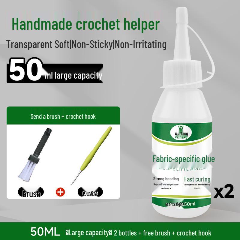 Super Sticky Quick-Drying Fabric Glue for Handmade Dolls and Eyes