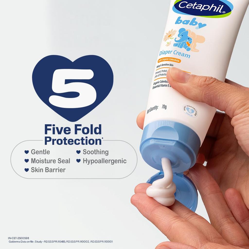 Cetaphil Baby Diaper Cream with Organic Calendula 70 gm