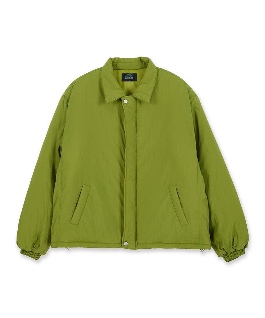 Astral Projection Basic Stand Collar Padded Jacket_Olive