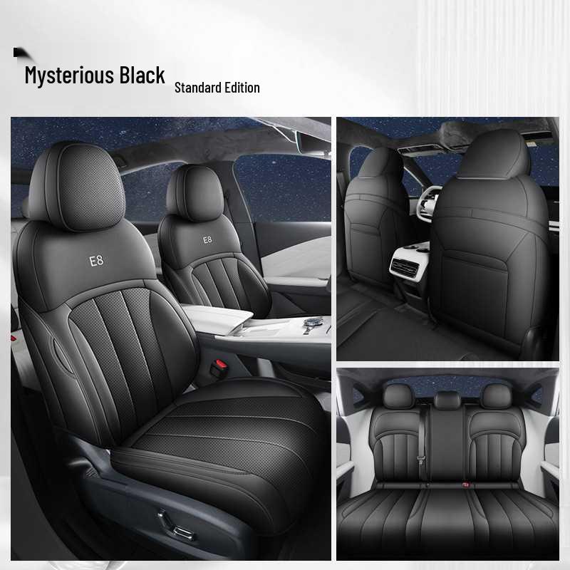 Galaxy E8 Leather Car Seat Cushion - New Model for Five-Seater, Four Seasons Use