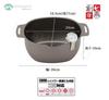 Maruyama Giken NIIGATA SOUEN Deep Fryer with IH and Gas Stove Oval Seamless Tempura Fried Fried Made in Thermometer, SE-70, Compatible, Spout, Fryer,