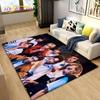 Stray Kids Kpop Singer Area Rug Large,Carpet Rug for Living Room Bedroom Sofa Doormat Decoration,  Kids Play Non-slip Floor Mat