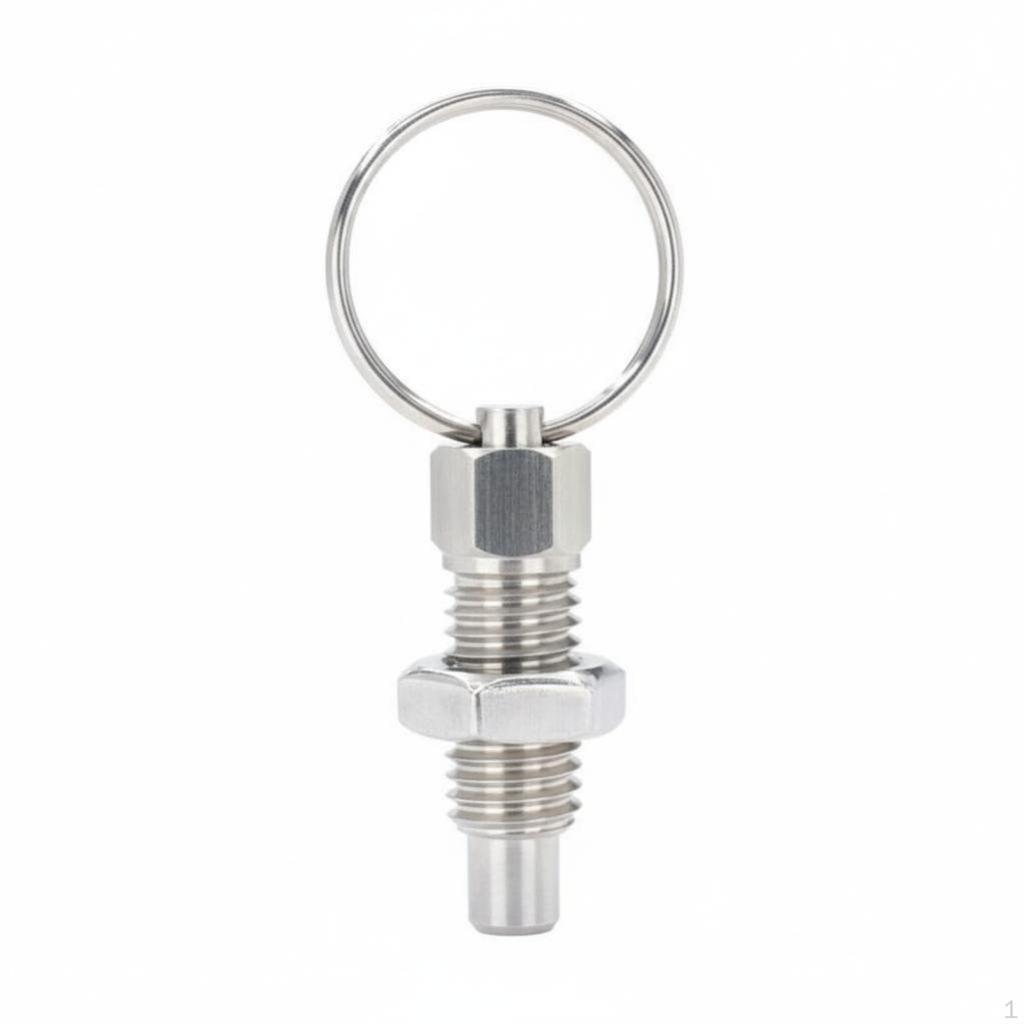 Indexable Plunger Pin, Stainless Steel, Automaticlocking, Sturdy Duty, for Machining M168 Pull Ring