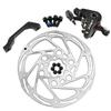 TRP Road Alloy Mechanical Disc Brake Set 160mm Front and MH1705 SPYRE-C Rotor, Rear,