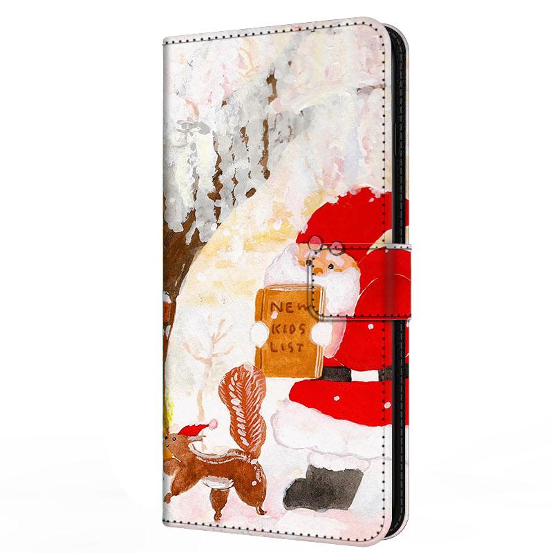 Cover For Xiaomi Poco F7 F 7 Relief Stand Book Flip Leather Case Merry Christmas Magnetic Wallet Protector Redmi Turbo 4 Pro