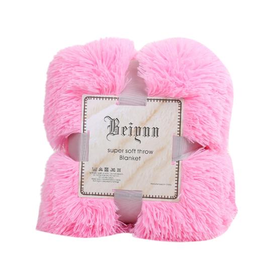 80x120cm Soft Fluffy Shaggy Warm Bed Sofa Bedspread Bedding Sheet Throw Blanket