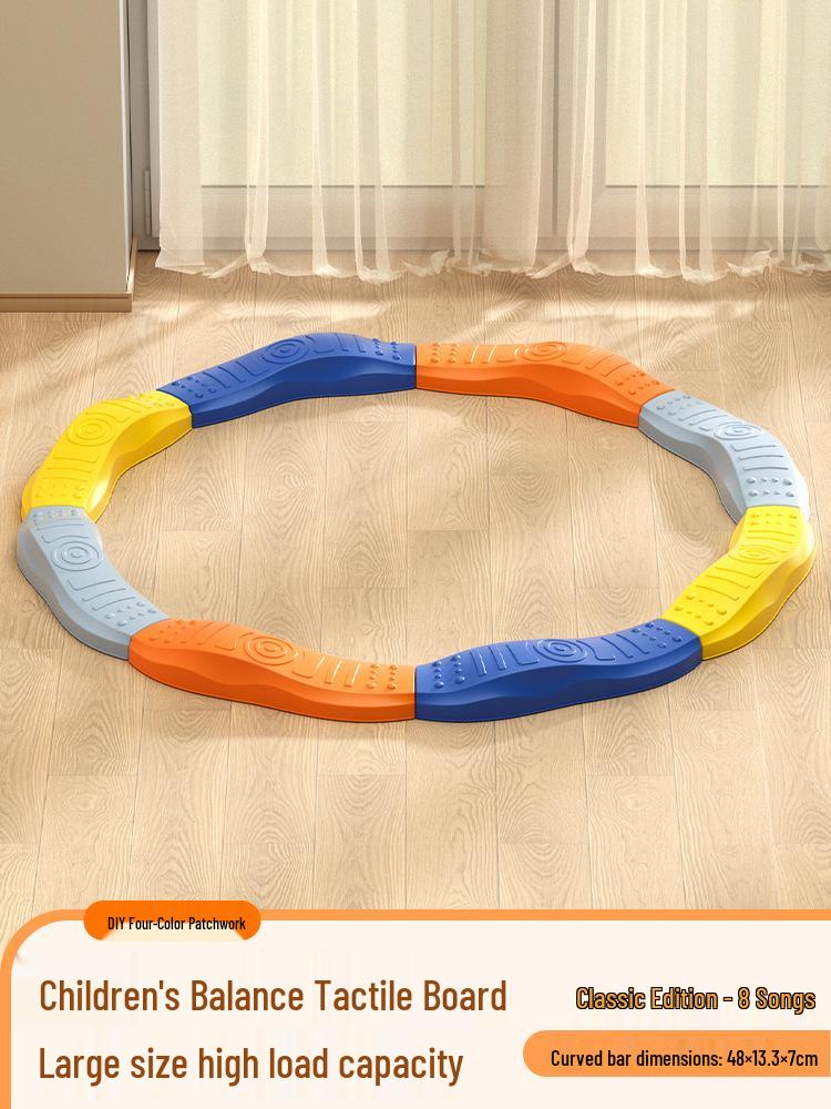 Rainbow Balance Bridge: Sensory Integration Toy for Toddlers