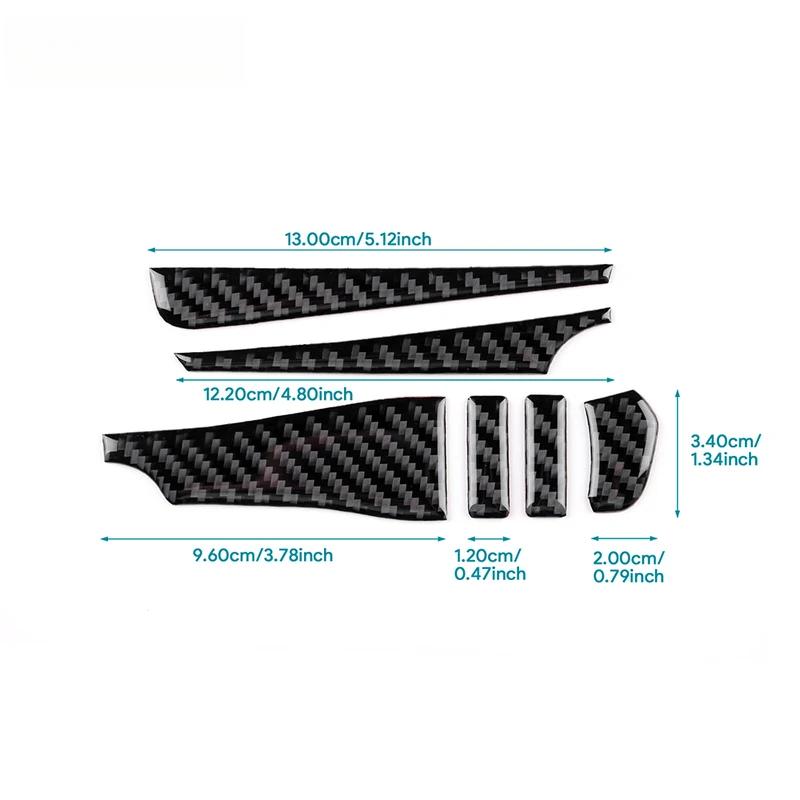 For Mazda 3 BP Axela 2019 2020 2021 2022 2023 2024 2025 Real Soft Carbon Fiber Sticker LHD RHD Car Center Console Accessories.