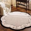 Retro Style Bedroom Decor Carpet Light Luxury Carpets for Living Room French Irregular Shape Lounge Rug Home Thickened Floor Mat
