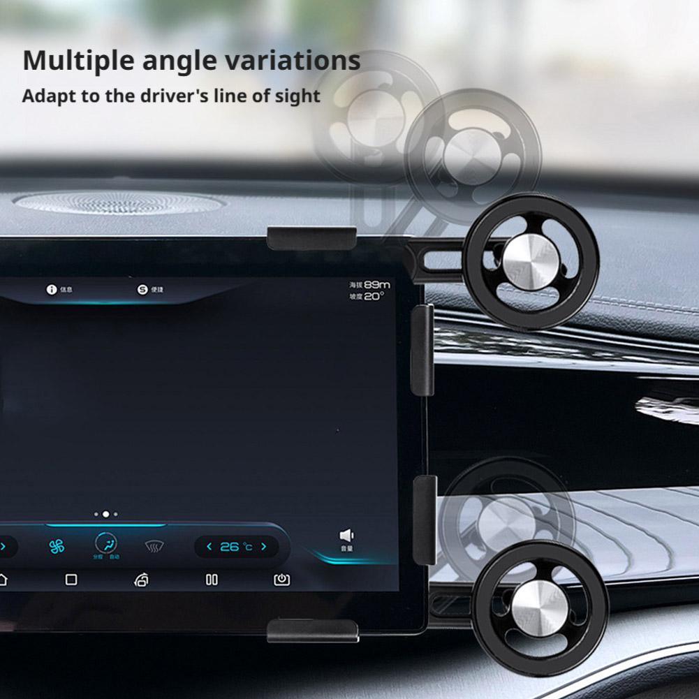 Magnetic Car Phone Holder Center Screen Mount Magnetic Stand For Smartphone Dashboard Monitor Support For Tesla Model 3 Y