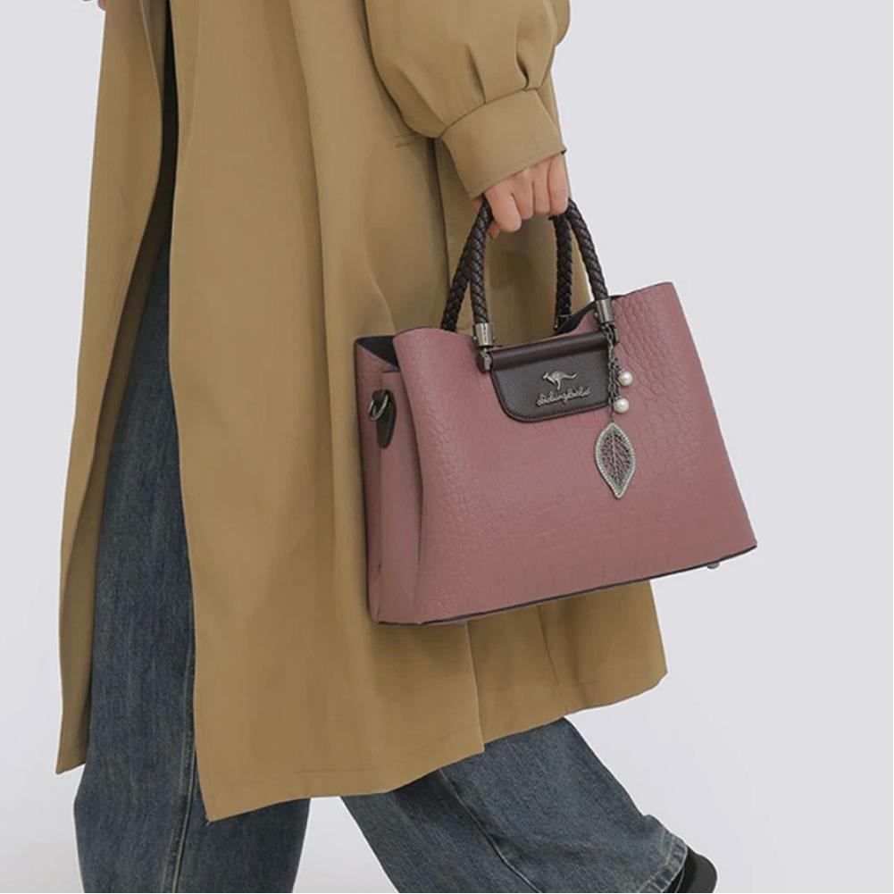 Genuine Fashion 3 Layers Luxury Handbags Women Bags Designer High Quality Leather Crossbody Bags for Women 2026 Shoulder Bag