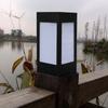 Solar Post Cap Lights Outdoor LED Deck Fence Cap Solar Lights Bright Waterproof Solar Post Lights for Patio Deck Garden Decor