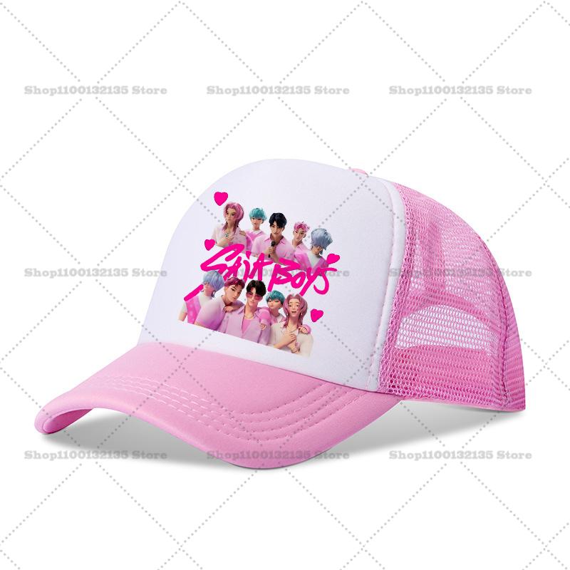 KPoP Demon Hunter Summer Baseball Cap Cartoon Anime Print Hat Boy Girl Breathable Kid Hat HipHop NetCap Kawaii Kids Toy Gift
