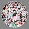 51 Cartoon Cute Hanfu Girl Chinese Style DIY Decoration Guka Suitcase Skateboard Car Waterproof Stickers