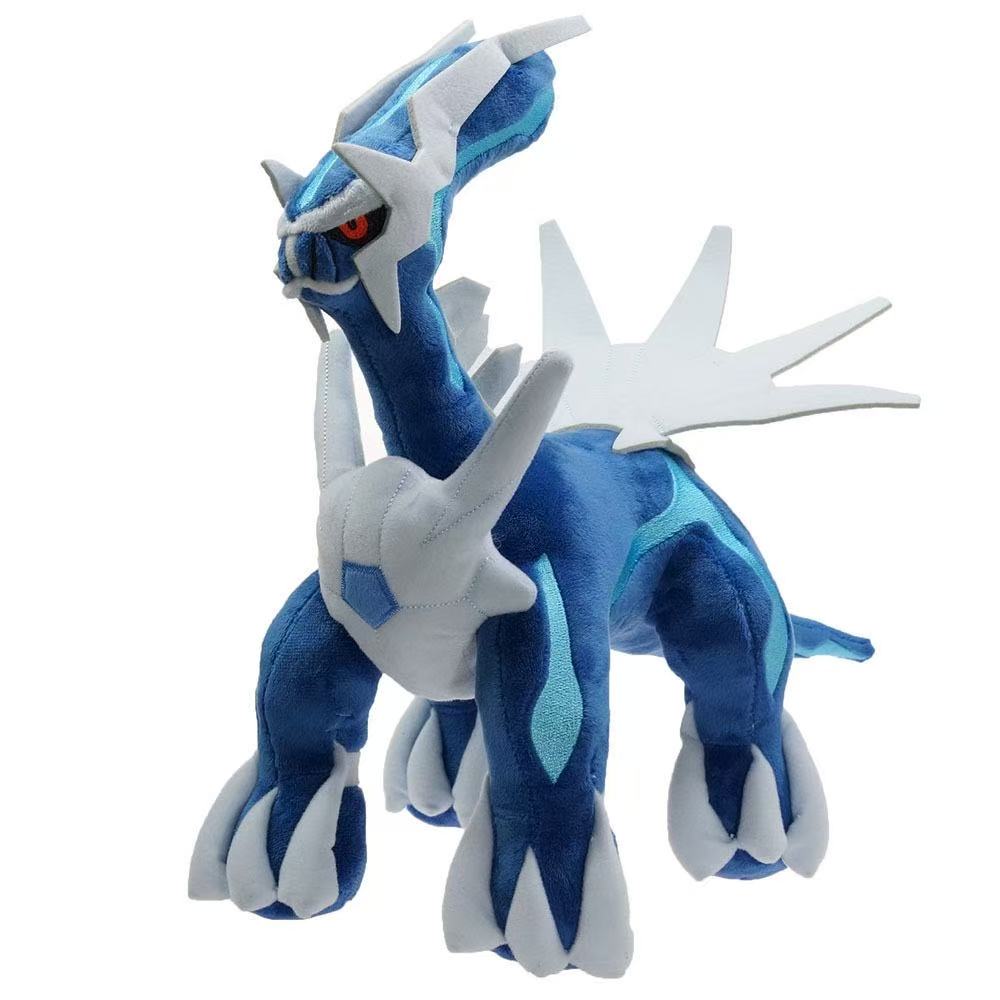 Large Dialga Pokmon Plush Legendary Steel Dragon Stuffed Toy Time Travel Collectible Doll For Fans