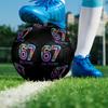 Six and Seventeen Indoor Soccer Ball Colorful Machine Stitched PVC Size 5 Team Training Competition Ready Durable High-Bounce Cool Sports Gift