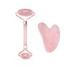 Gua Sha Massage Board for Face Rose Pink Guasha Set Plate Jade Face Massager Scrapers Tools for Face Neck Back Body