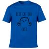 Best Cat Dad Ever Print Funny T Shirt Daddy Father S Day Gift For Husband Casual