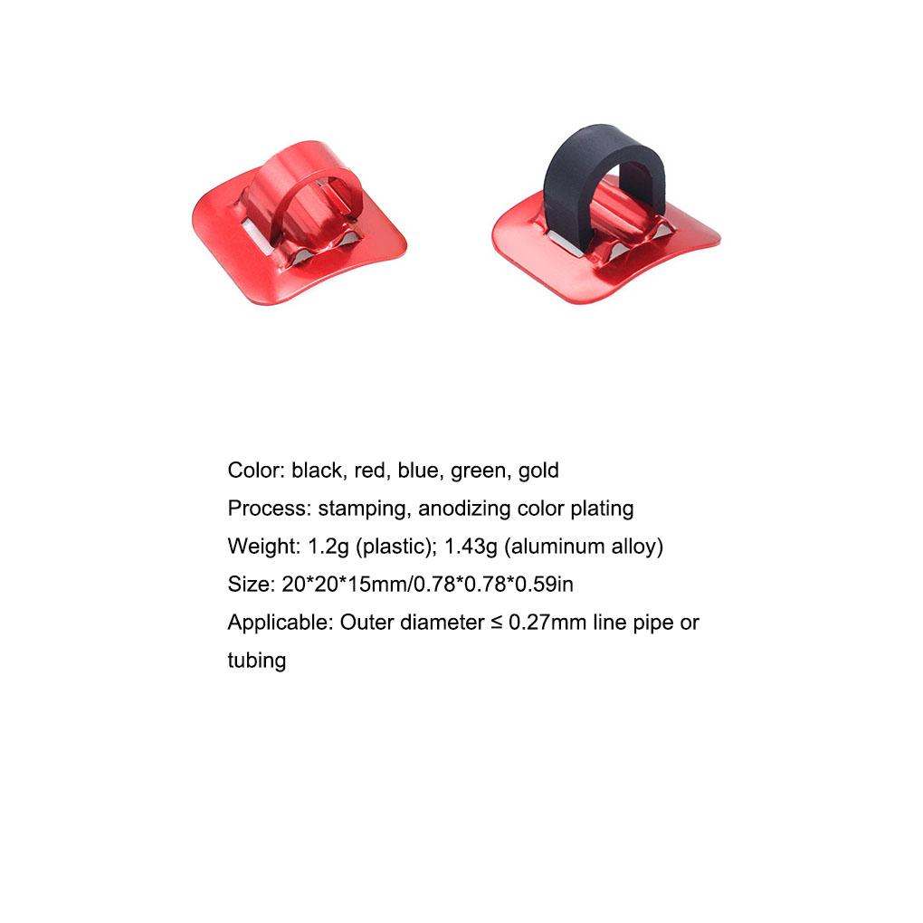 Mountain Bicycles Cable Housing Guide Clip Bikes Replacement C-shaped Brake Clamp Buckle Outdoor Repairing Supply